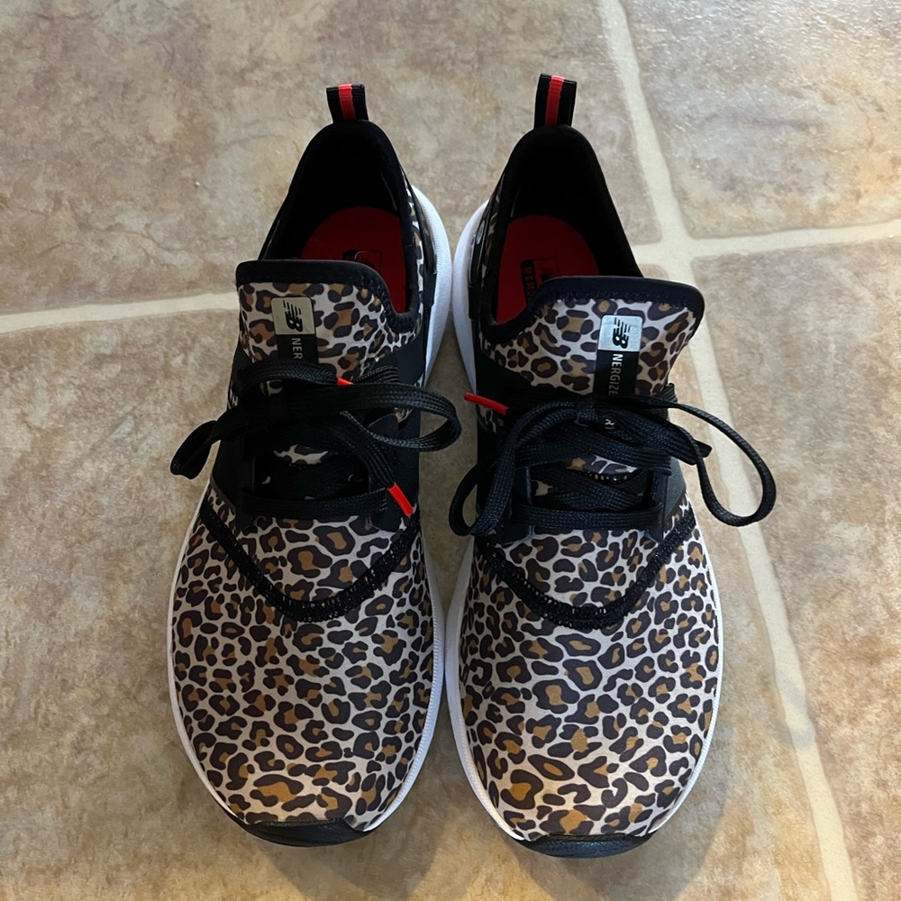 Women’s leopard print New Balance shoes